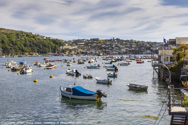 Fowey Harbour Picture Board by Jim Monk