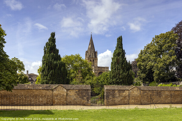 Christ Church Cathedral, Oxford Picture Board by Jim Monk