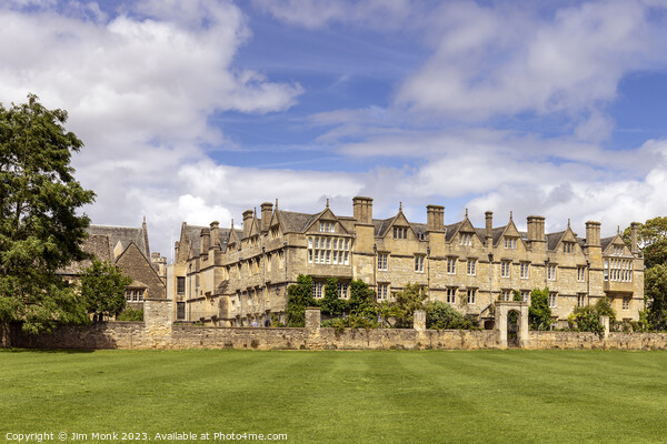Merton College, Oxford Picture Board by Jim Monk