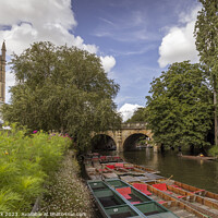 Buy canvas prints of River Cherwell, Oxford by Jim Monk