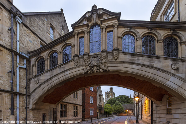 Bridge of Sighs Oxford Picture Board by Jim Monk