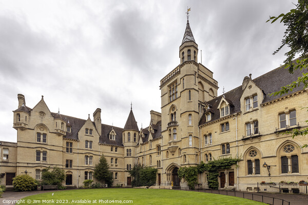 Balliol College Oxford Picture Board by Jim Monk