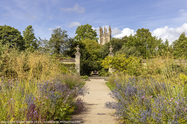 Oxford Botanic Garden Picture Board by Jim Monk