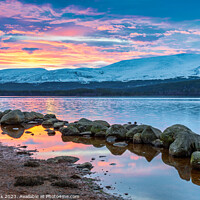 Buy canvas prints of Loch Morlich Sunrise by Jim Monk