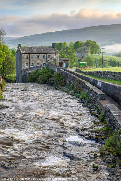 Gayle Mill, Yorkshire Dales Picture Board by Jim Monk