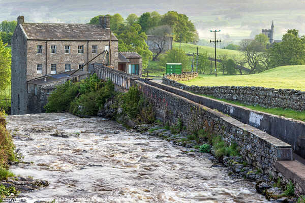 Gayle Mill Yorkshire dales Picture Board by Jim Monk