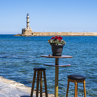 Buy canvas prints of Old Venetian Harbour Chania by Jim Monk