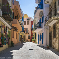 Buy canvas prints of Street in Chania, Crete  by Jim Monk