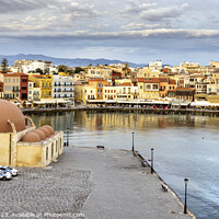Buy canvas prints of The Venetian Harbour, Chania by Jim Monk