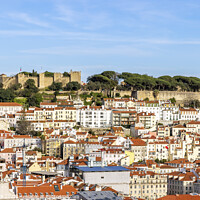 Buy canvas prints of View from Miradouro de Sao Pedro in Lisbon by Jim Monk