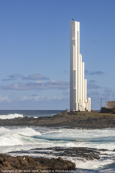 Punta del Hidalgo Lighthouse in Tenerife Picture Board by Jim Monk