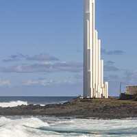 Buy canvas prints of Punta del Hidalgo Lighthouse in Tenerife by Jim Monk