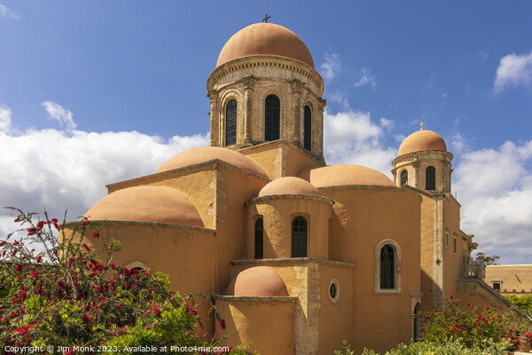 Agia Triada Monastery, Crete Picture Board by Jim Monk