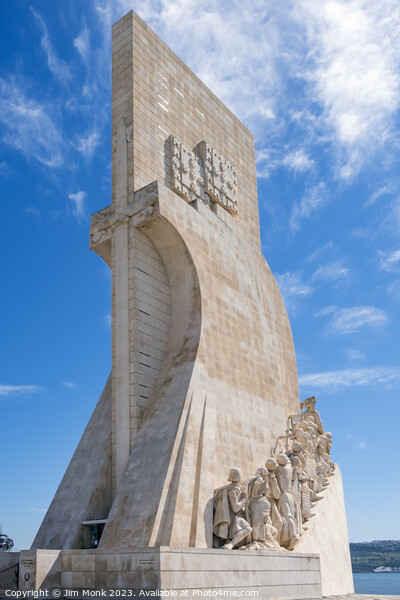 Monument to the Discoveries, Lisbon Picture Board by Jim Monk