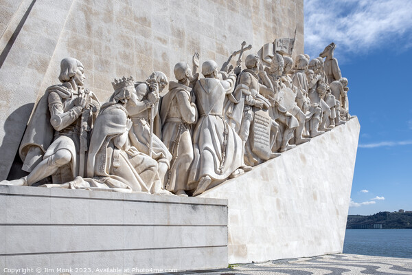 Monument to the Discoveries in Lisbon Picture Board by Jim Monk
