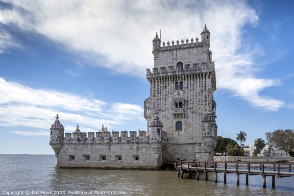 The Belem Tower (Torre de Belem) Lisbon Picture Board by Jim Monk