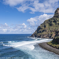 Buy canvas prints of Punta del Hidalgo coastline, Tenerife by Jim Monk