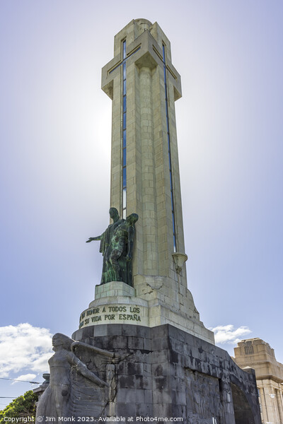 Monument to the fallen Nationalists,  Santa Cruz de Tenerife Picture Board by Jim Monk