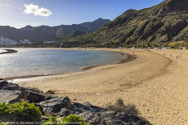Playa de Las Teresitas, Santa Cruz de Tenerife Picture Board by Jim Monk