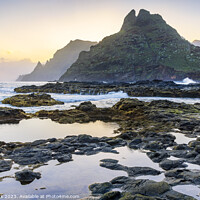 Buy canvas prints of Punta del Hidalgo Sunrise, Tenerife by Jim Monk