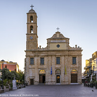 Buy canvas prints of Chania Cathedral, Crete by Jim Monk