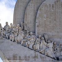 Buy canvas prints of The Monument to the Discoveries, Lisbon by Jim Monk