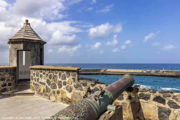  Fort Bateria de Santa Barbara, Puerto de la Cruz Picture Board by Jim Monk