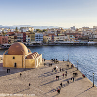 Buy canvas prints of Harbour View, Chania by Jim Monk