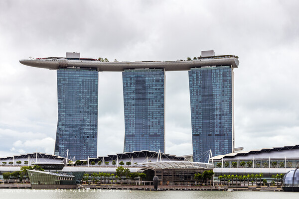 Marina Bay Sands Hotel Singapore Picture Board by Jim Monk