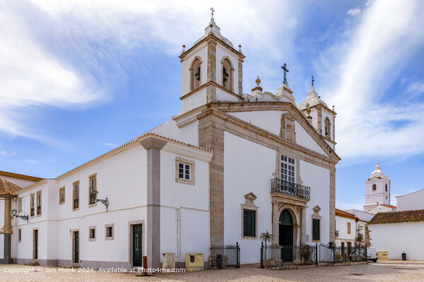 Church of Santa Maria de Lagos, Algarve Picture Board by Jim Monk