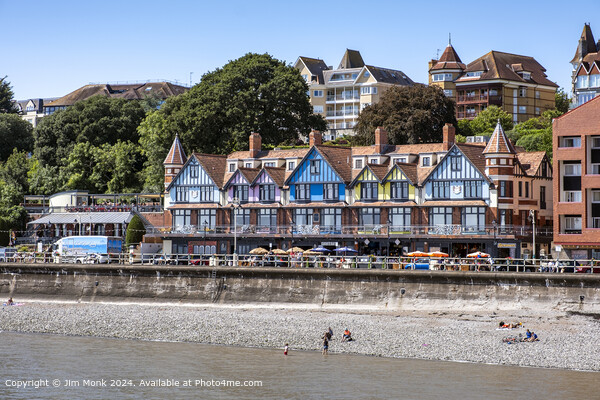 Penarth Seafront Wales Picture Board by Jim Monk