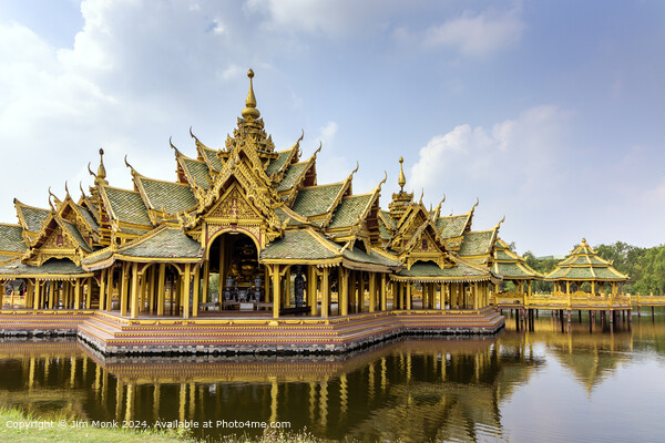 Pavilion Temple at The Ancient City Bangkok Picture Board by Jim Monk
