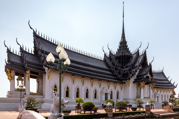 Palace at The Ancient City Bangkok Picture Board by Jim Monk