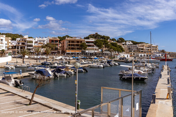 Cala Ratjada Harbour, Mallorca Picture Board by Jim Monk