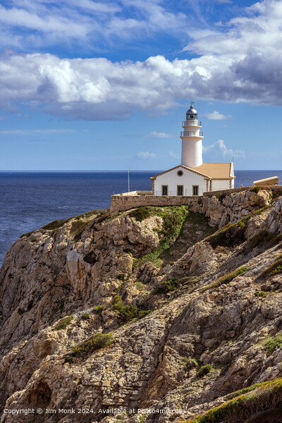 Capdepera Lighthouse Mallorca Picture Board by Jim Monk