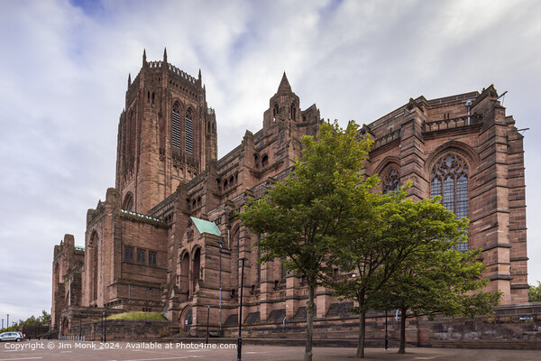 Liverpool Anglican Cathedral Picture Board by Jim Monk