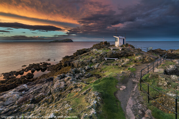 North Berwick lookout Picture Board by Jim Monk