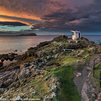 Buy canvas prints of North Berwick lookout by Jim Monk