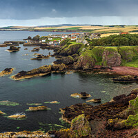Buy canvas prints of St Abbs and Starney Bay by Jim Monk