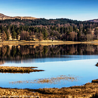 Buy canvas prints of  Loch Tulla Reflections by Jim Monk