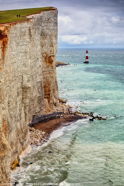 Beachy Head Sussex Picture Board by Jim Monk