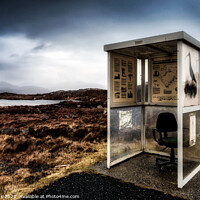 Buy canvas prints of Tourist Information, Isle of Harris  by Jim Monk