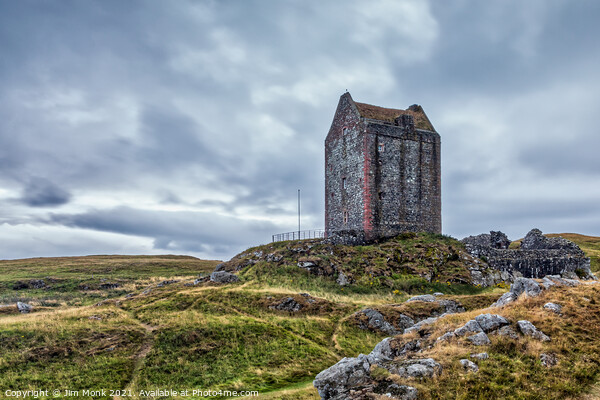 Smailholm Tower, Scottish Borders Picture Board by Jim Monk