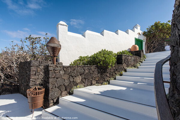 Manrique steps, Lanzarote Picture Board by Jim Monk