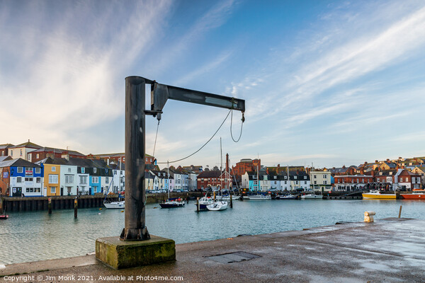 Weymouth Harbour, Dorset Picture Board by Jim Monk