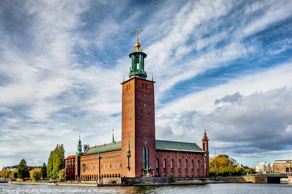 Stockholm City Hall Picture Board by Jim Monk