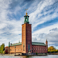 Buy canvas prints of Stockholm City Hall by Jim Monk