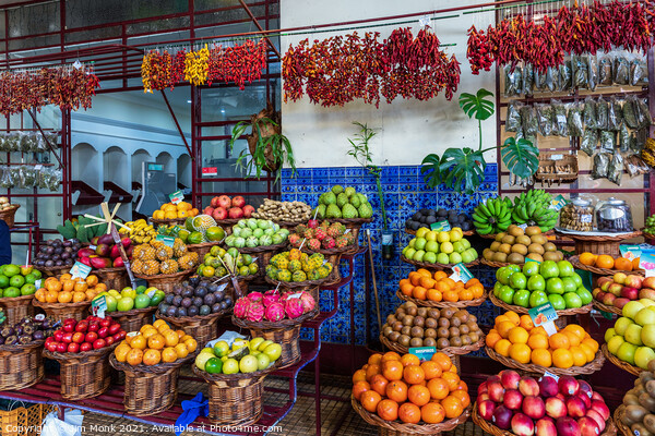 Mercado dos Lavradores, Madeira Picture Board by Jim Monk