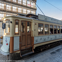 Buy canvas prints of Vintage Tram, Porto by Jim Monk