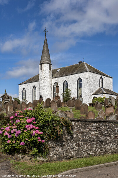 Parish Church of Crossmichael Picture Board by Jim Monk